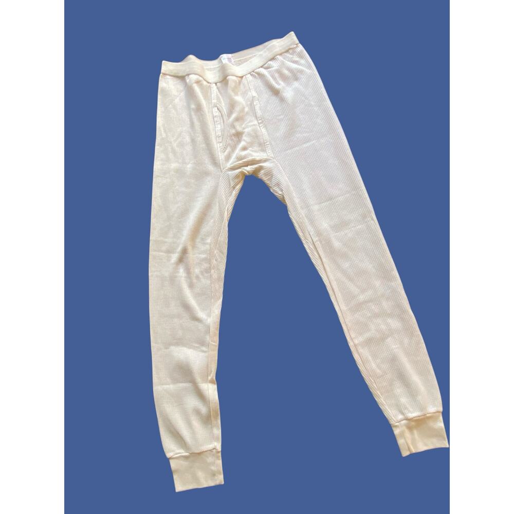 NWOT Jordache Cotton Thermal Underwear, XL Cream Color